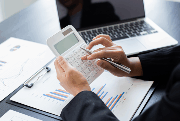 a tax strategist crunching numbers